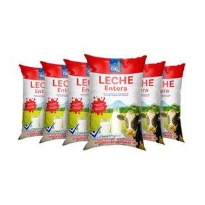 Leche Medalla de Oro Uht Entera 900 Ml X6 Unds