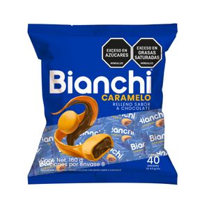 Caramelos BIANCHI relleno sabor chocolate (160 gr)