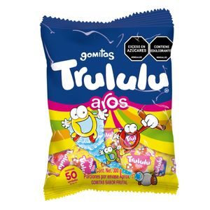 GOMAS TRULULU AROS FRUTAL X50un 300g