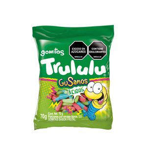 Gomas Trululu Gusanos acidos x 70 g
