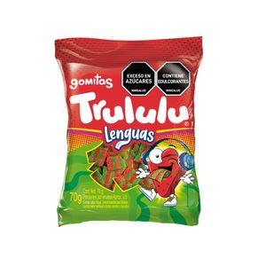Gomitas TRULULU lenguas sabor a frutas (70 gr)