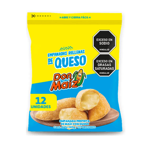 Empanadas Prefritas Maiz Queso DON MAIZ 240 gr