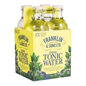 Agua tónica FRANKLIN & SONS LTD indian x 4 und (800 ml)