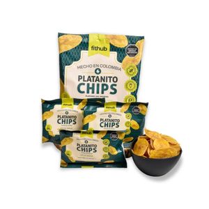 Pasaboca Platano Fithub Sal Marina 28 g X6Un