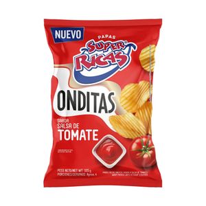 Papas SUPER RICAS onditas sabor salsa tomate (105 gr)