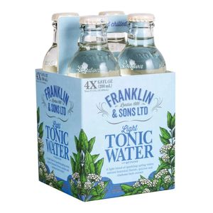 Agua Tónica Franklin & Sons Light x4und x200ml c/u