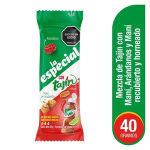 Maní LA ESPECIAL tajín sabor chile limón (40 gr)