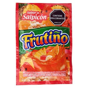Refresco en polvo FRUTINO sabor a salpicón (10 gr)