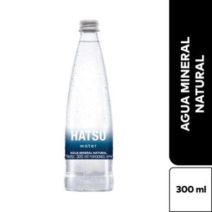 Agua HATSU mineral botella vidrio (300 ml)
