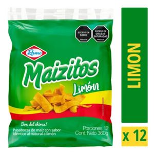 PASABOCA RAMO MAIZITOS LIMON 30g x12un