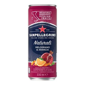 Bebida gasificada SAN PELLEGRINO naranja y granada (330 ml)