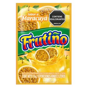 Refresco en polvo FRUTINO sabor a maracuyá (10 gr)