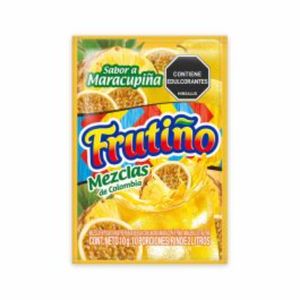 Refresco en polvo FRUTINO sabor a maracupiña (10 gr)