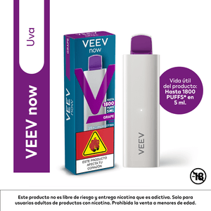 Vapeador VEEV grape 1100 puffs (1 und)