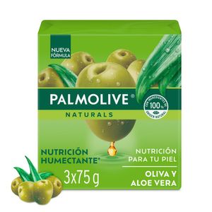 Jabón Palmolive Oliva y Aloe Vera 75 G X3 Unds