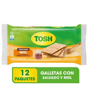 GALLETA TOSH MIEL FIT 324g