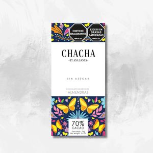 Chocolate Chacha C/Almendras 70% 70 g