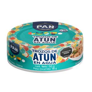Atún PAN trozos en agua (98 gr)