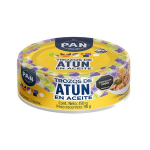 Atún PAN trozos en aceite (98 gr)