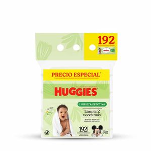 Toallitas Húmedas Huggies Limpieza Efectiva Desechables 192U