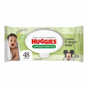 Toallas Húmedas Huggies Limpieza Efectiva 48 un