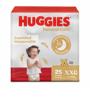 Pañales Huggies Natural Care Etapa 5/XXG Suavidad Insuperable 25U
