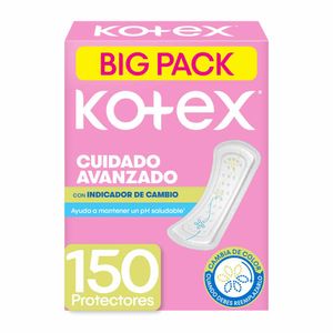 Protectores Cuidado Avanzado Kotex Indicador de Cambio 150 Unidades