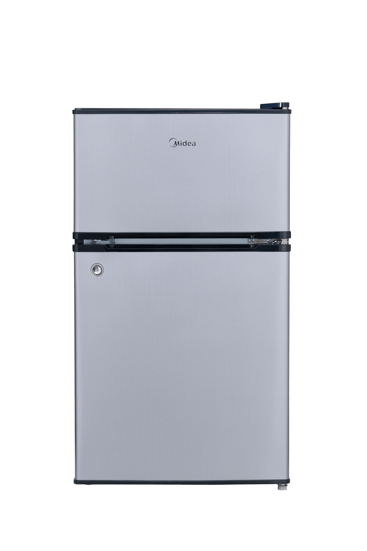 Nevera Minibar Midea 87 Litros Netos 2 Puertas Silver MDRT87CCDLS-CA