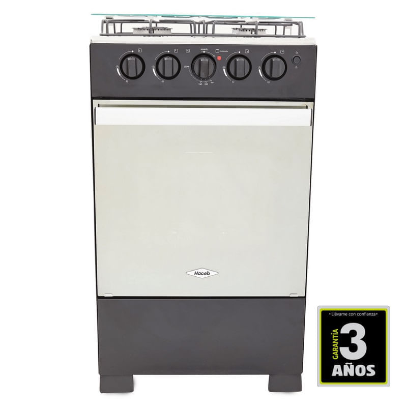 Estufa de Piso Haceb 4 Puestos Gas Natural Gratinador Romero Reflex