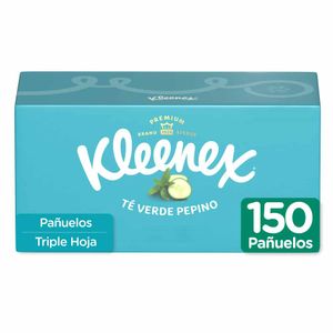 Pañuelos Faciales Kleenex Aromas Té Verde & Pepino 150U