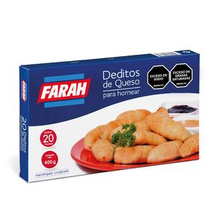 Deditos Farah de Queso para Hornear 400 G X20 Unds