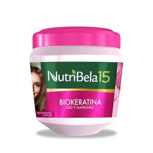 Tratamiento capilar NUTRIBELA biokeratina liso y manejable (450 ml)