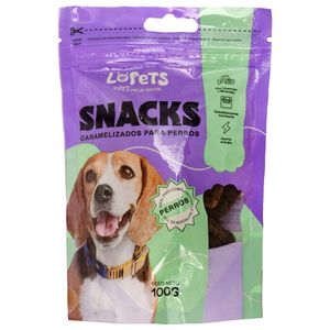 Snacks Caramelizados Perros Lopets 100 g