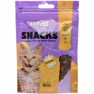 Snack para gatos LOPETS caramelizado (100 gr)