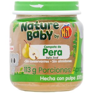 Compota HIT nature baby pera (113 ml)