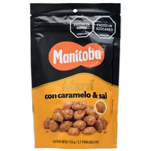 Maní MANITOBA caramelo & sal (110 gr)