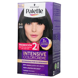 Tinte para cabello PALETTE castaño oscuro (2 und)