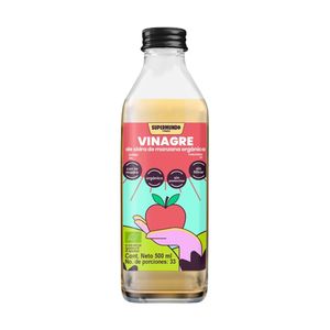 Vinagre sidra de manzana SUPERFUDS orgánica (500 ml)