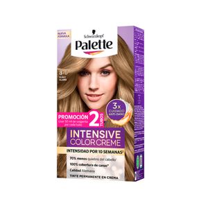 Tinte para cabello PALETTE rubio claro (2 und)