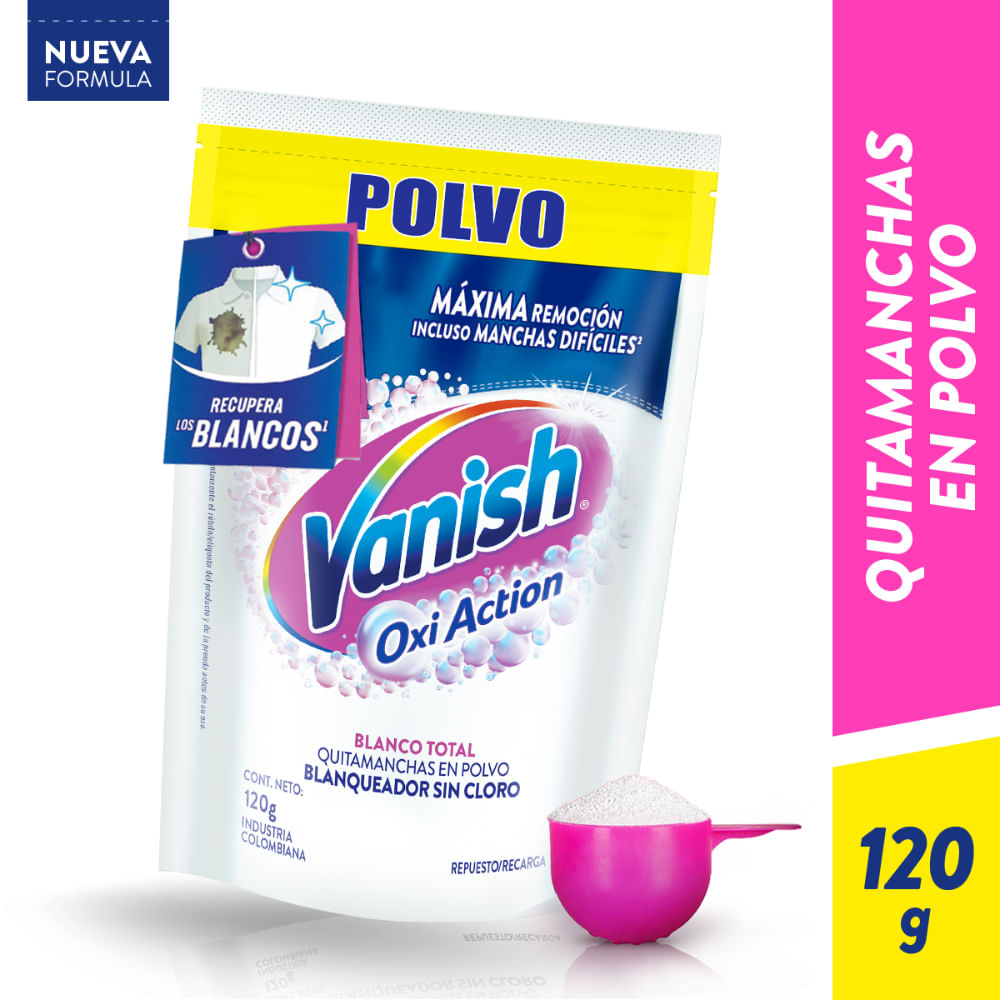 Quitamanchas Vanish polvo blanco 120g