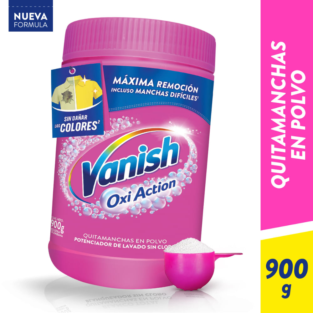 Quitamanchas Vanish polvo rosa 900g