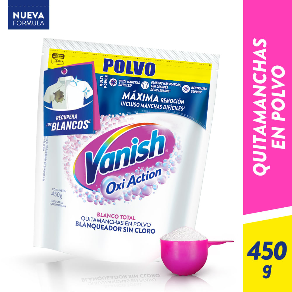 Quitamanchas Vanish polvo Blanco 450g