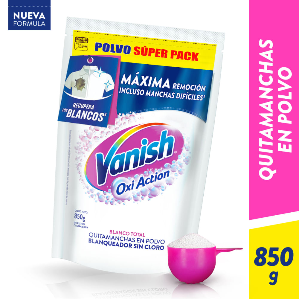 Quitamanchas Vanish polvo blanco 850g