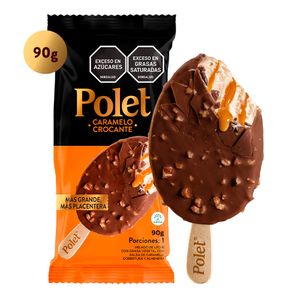 Paleta Crem Helado Polet Caramelo Crocante 90G