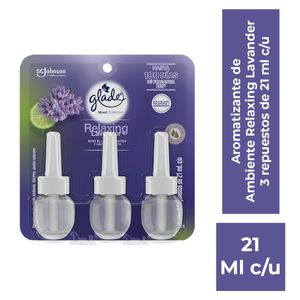 Glade Aceite Repuesto 3 und Relaxing Lavender x 63 ml
