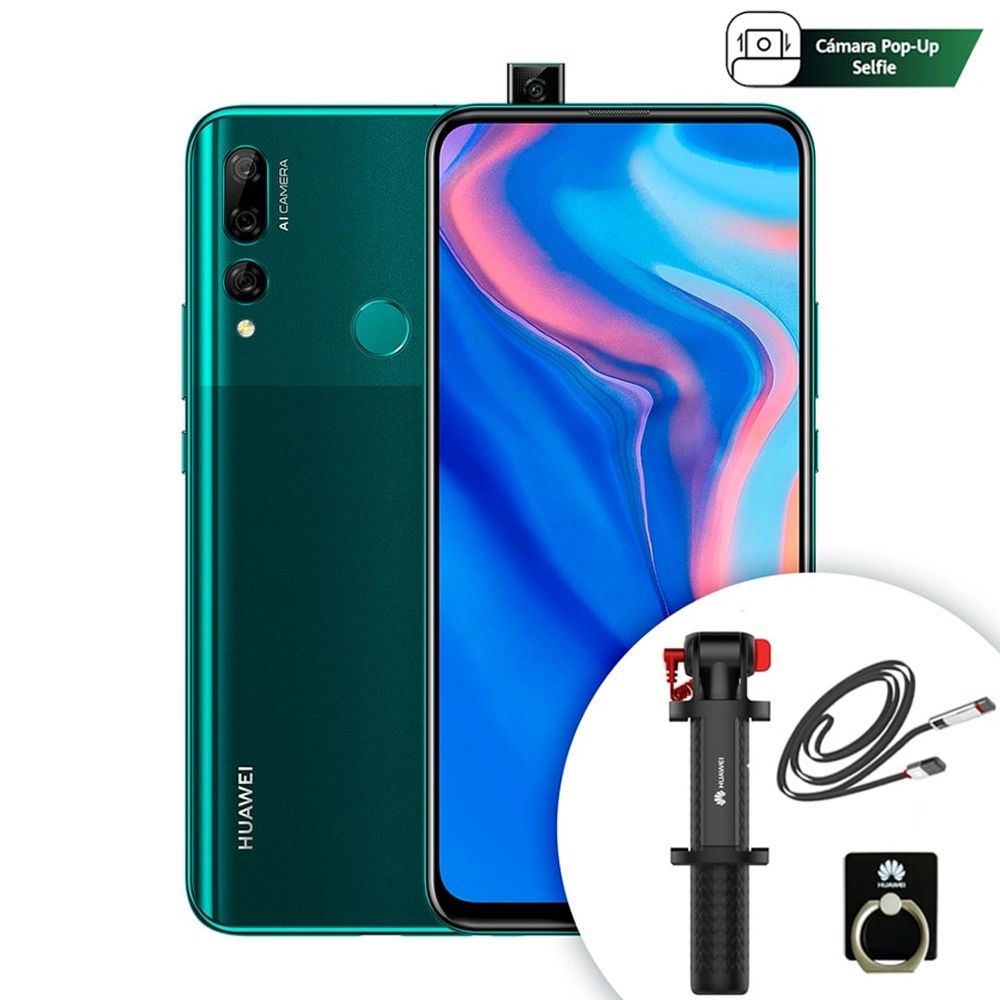 CELULAR HUAWEI Y9 PRIME 2019 128GB + ACCESORIOS - GREEN - olimpica olimpica celulares huawei