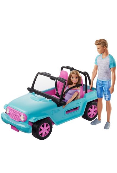 barbie auto de playa