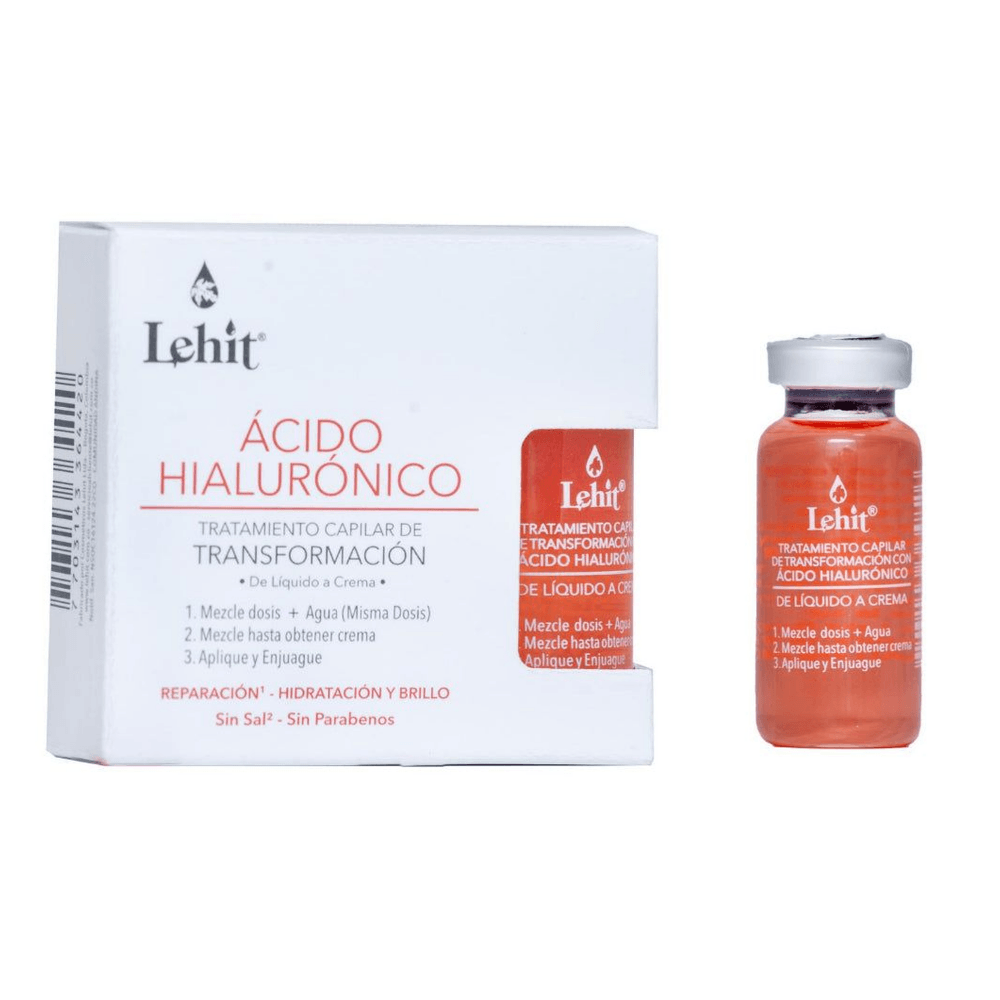Imagen de Lehit Acido Hialuronico Tratamiento Capilar de Transformacion x 3amp LE00016