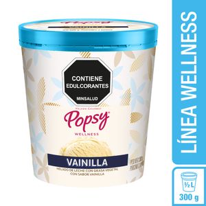 Helado Popsy Vainilla Endulzado con Stevia 300 G