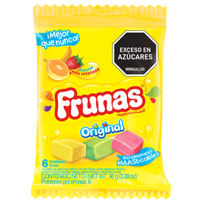 Caramelo Frunas Original x6 Und x96grs
